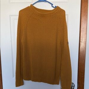 Joules Mustard Crewneck Sweater